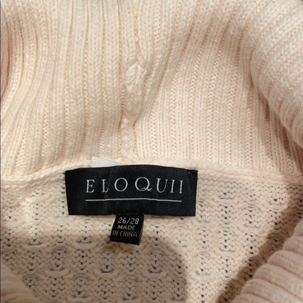Eloquii honeycomb turtle sweater dress - Picture 5 of 6